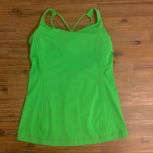 Lululemon tank top 6 green